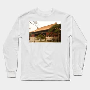 The Ming Tombs - A Side View Of The Main Entrance © Long Sleeve T-Shirt